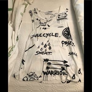 SOUL CYCLE WORK OUT TANK - worn once